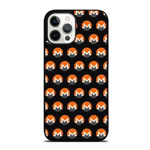 Monero Crypto Pattern iPhone Case